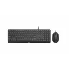 Kit tastatura si mouse Philips cu fir negru SPT6207