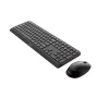 Kit mouse si tastatura wireless Philips negru SPT6407