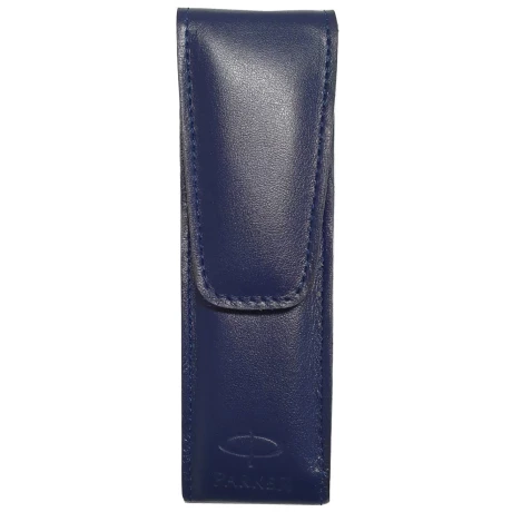 Etui Piele Parker Elitte Dark Blue 2 piese