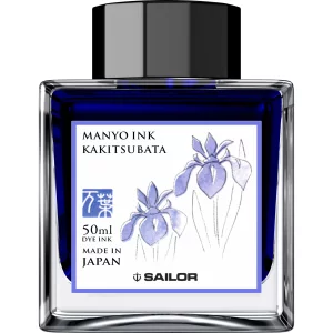 Calimara Sailor cerneala Manyo  KAKITSUBATA Blue 50 ml