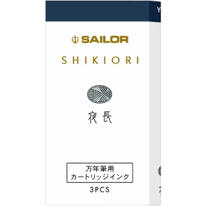 Cartuse cerneala Sailor Shikiori Fall Yonaga Blue set 3 buc
