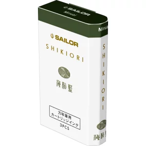 Cartuse cerneala Sailor Shikiori Spring Miruai Green set 3 buc