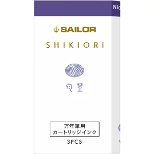 Cartuse cerneala Sailor Shikiori Spring Nioisumire  Blue set 3 buc