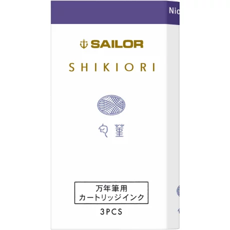 Cartuse cerneala Sailor Shikiori Spring Nioisumire  Blue set 3 buc