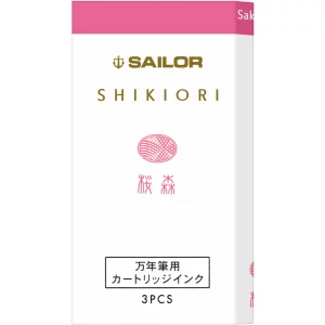 Cartuse cerneala Sailor Shikiori Spring Sakura Mori Pink set 3 buc