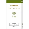 Cartuse cerneala Sailor Shikiori Spring Waka Uguisu Green set 3 buc