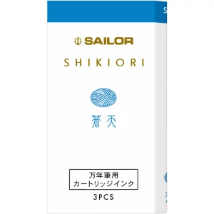 Cartuse cerneala Sailor Shikiori Summer Souten Blue set 3 buc