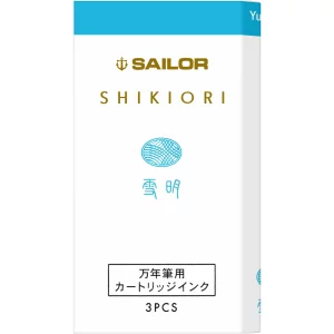 Cartuse cerneala Sailor Shikiori Winter Yukiakari Blue set 3 buc