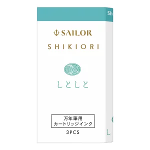 Cartuse Sailor Shikiori Shitoshito Turquoise set 3 buc