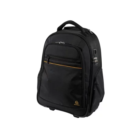 Rucsac laptop 15,6&quot; Exactive Exabusiness cu roți și mâner telescopic Exacompta 18634E, negru