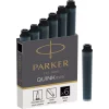 Set 6 Cartuse Mini Size Proprietar Parker Quink Black