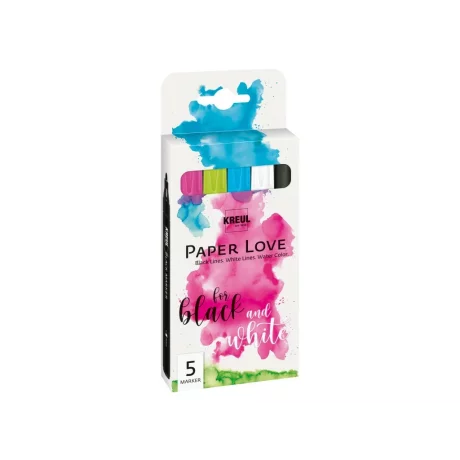 Markere Paper Love Kreul, set 5 buc