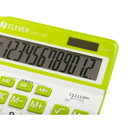 Calculator de birou 12 digiți, 206 x 155 x 35 mm, Eleven CDC120