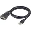 CABLU USB GEMBIRD adaptor, USB 2.0 (T) la Serial DB9M (9-pin)(RS232)(T), 1.5m, negru, UAS-DB9M-02