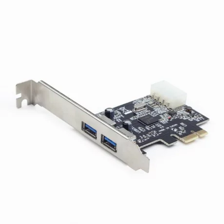 CARD adaptor GEMBIRD, PCI-Express la 2 x USB 3.0, low-profile UPC-30-2P