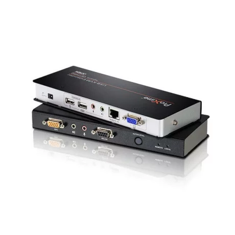 EXTENDER KVM ATEN acces PC de la distanta, conector tip VGA (M) | USB (M) x 2 | Serial RS232 (9-pin) (M) | 3.5 mm Jack (M) x 4 | RJ-45 | SPHD-17 (M), &quot;CE770-AT-G&quot;