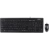 Kit TASTATURA si Mouse A4TECH, &quot;KRS-83+OP-720&quot;, cu fir, 104 taste format standard, mouse 1000dpi, 3/1 butoane, negru, &quot;KRS-8372-USB&quot; (include TV 0.75 lei)