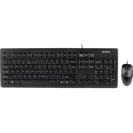 Kit TASTATURA si Mouse A4TECH, &quot;KRS-83+OP-720&quot;, cu fir, 104 taste format standard, mouse 1000dpi, 3/1 butoane, negru, &quot;KRS-8372-USB&quot; (include TV 0.75 lei)