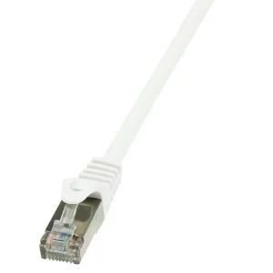 PATCH CORD FTP LOGILINK Cat6,  cupru-aluminiu,   0.25 m, alb, AWG26, ecranat &quot;CP2011S&quot;